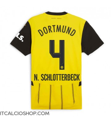 Borussia Dortmund Nico Schlotterbeck #4 Prima Maglia 2024-25 Manica Corta